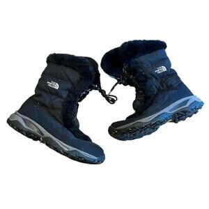 The North Face Black Women's Lace Up Snow Winter Boots Size 10